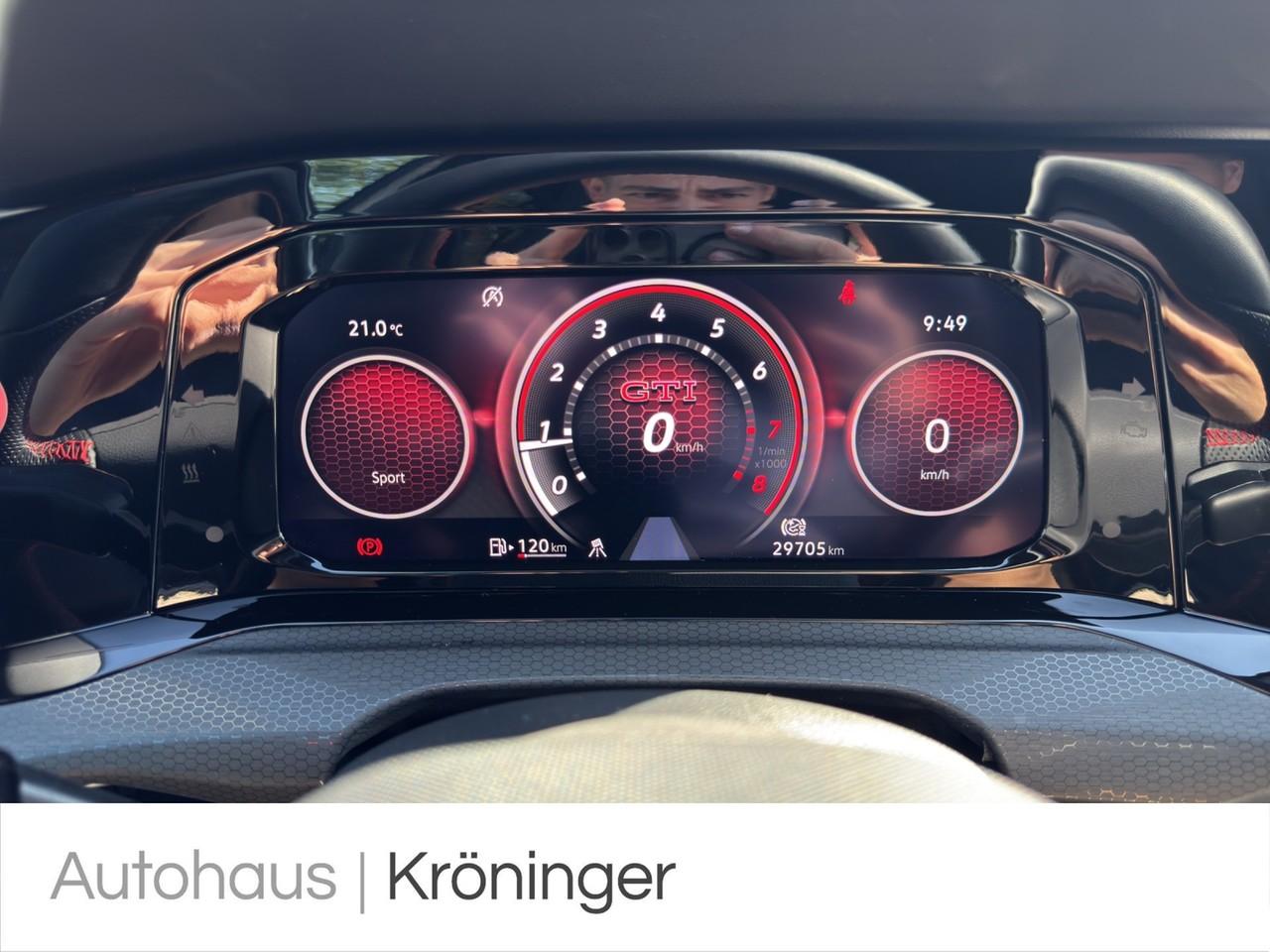 Volkswagen Golf VIII GTI 2.0 TSI Kamera LED Klima Lane, миниатюра 12