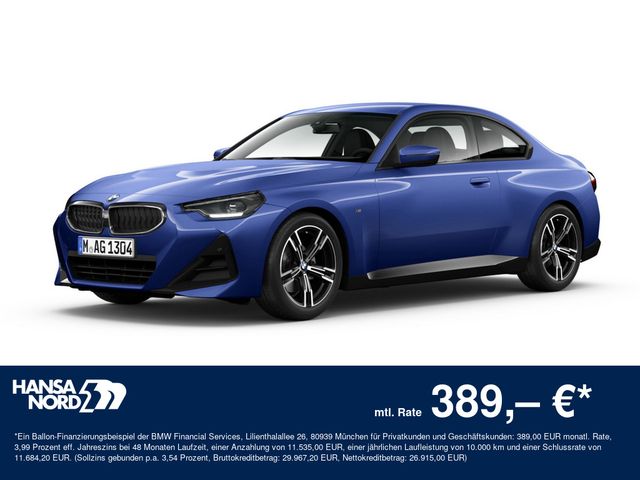 BMW 218i Coupé LED NAVI KAMERA SHZ PDC KLIMA ALU 18"