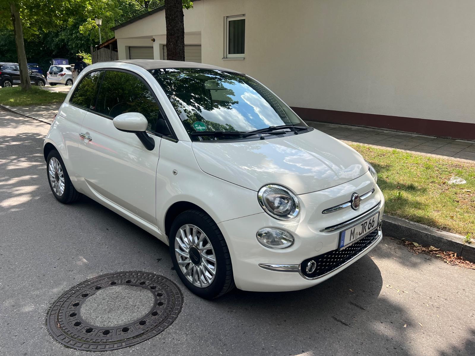 Fiat 500 Lounge Cabrio.TFT Display.PDC.Klima