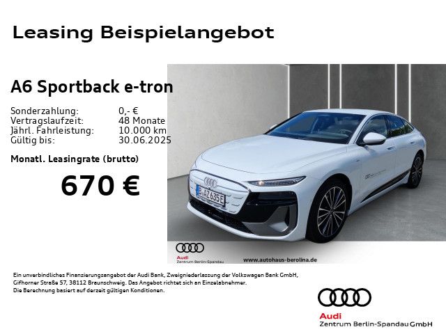 AUDI A6 e-tron A6 Sportback e-tron S line *LED+*360°*ACC*PDC+*