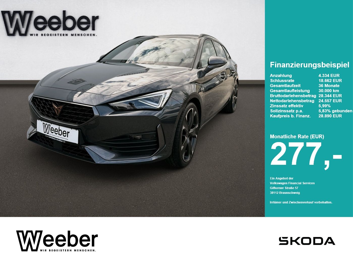 Cupra Leon Sportstourer VZ e-Hybrid *KAMERA*AHK*MATRIX