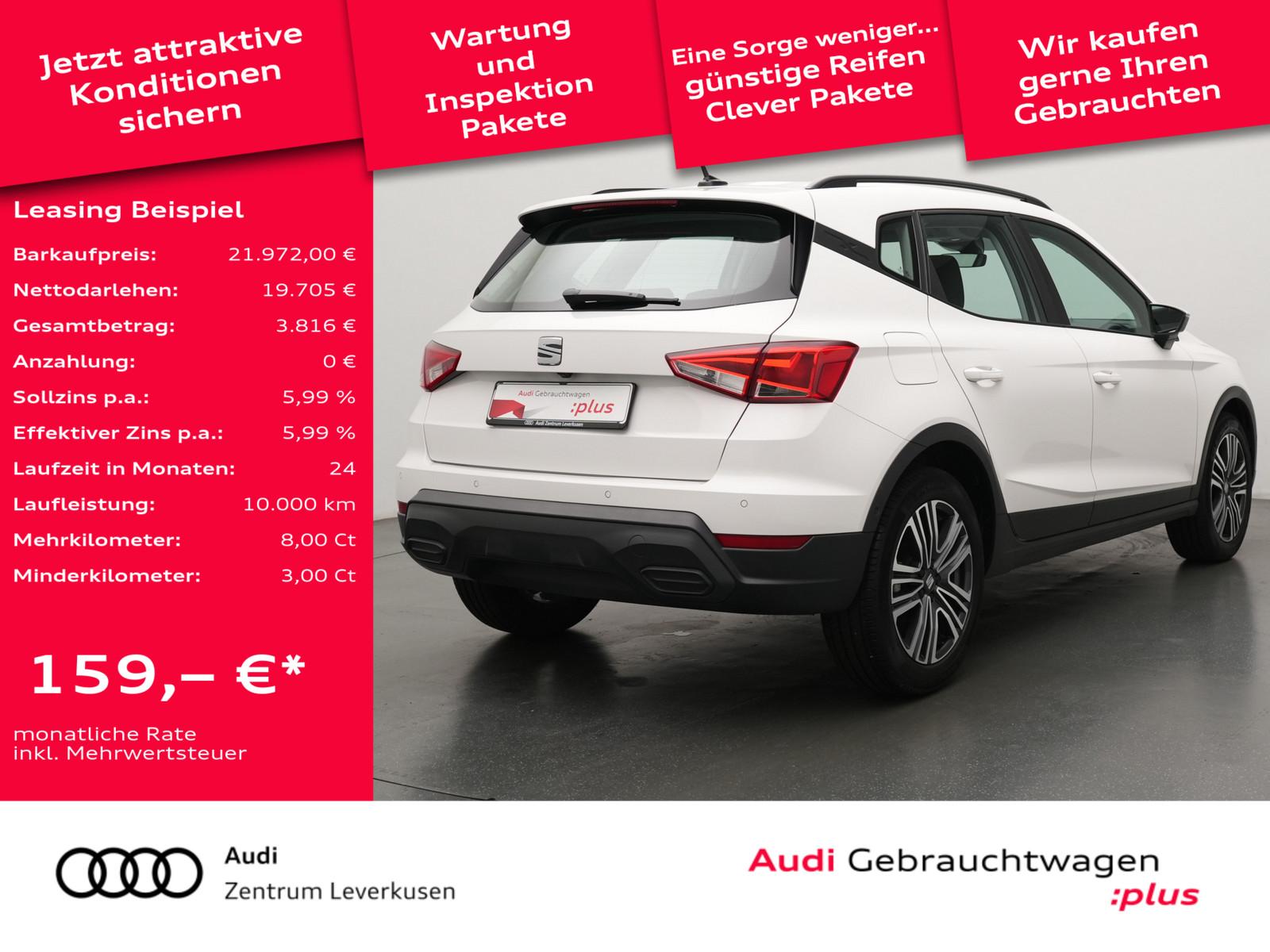 Seat Arona Style Edition DSG VIRT CARPLAY KAM PDC LED