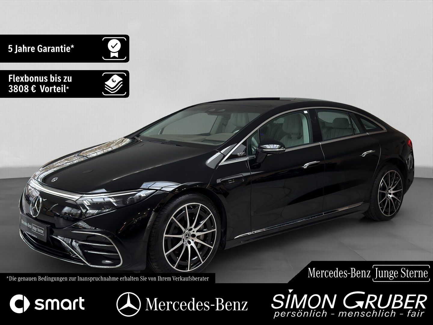 Fahrzeugabbildung Mercedes-Benz EQS 450+ AMG Pano Hyper HUD HAL Massage Sitzklim