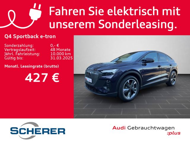 Audi Q4 Sportback e-tron 45 LED NAVI GRA PDC SHZ WÄRM