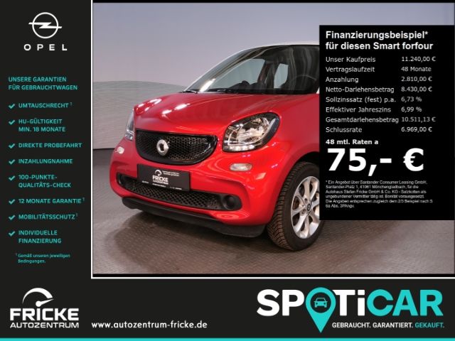 Smart forfour +Automatik+Passion+Klimaautom.+Alu-Felge