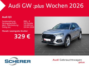 Audi Leasingangebot: Audi Q3 advanced 35 TFSI S tronic MATRIX KAMERA OPTIK