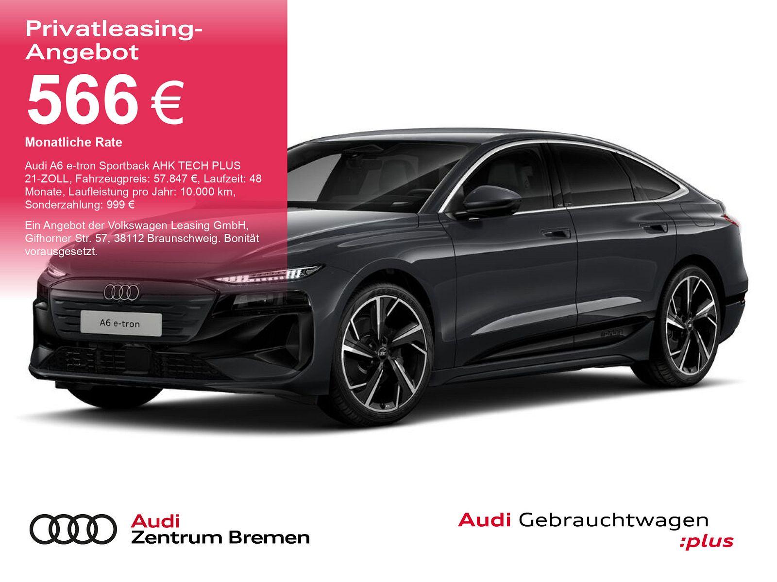 Audi A6 e-tron Sportback AHK TECH PLUS 21-ZOLL DAB