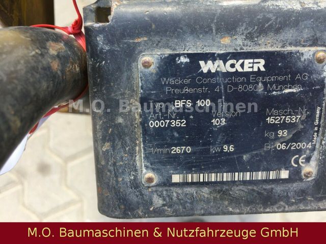 Fahrzeugabbildung Wacker BFS 100 Asphaltsäge