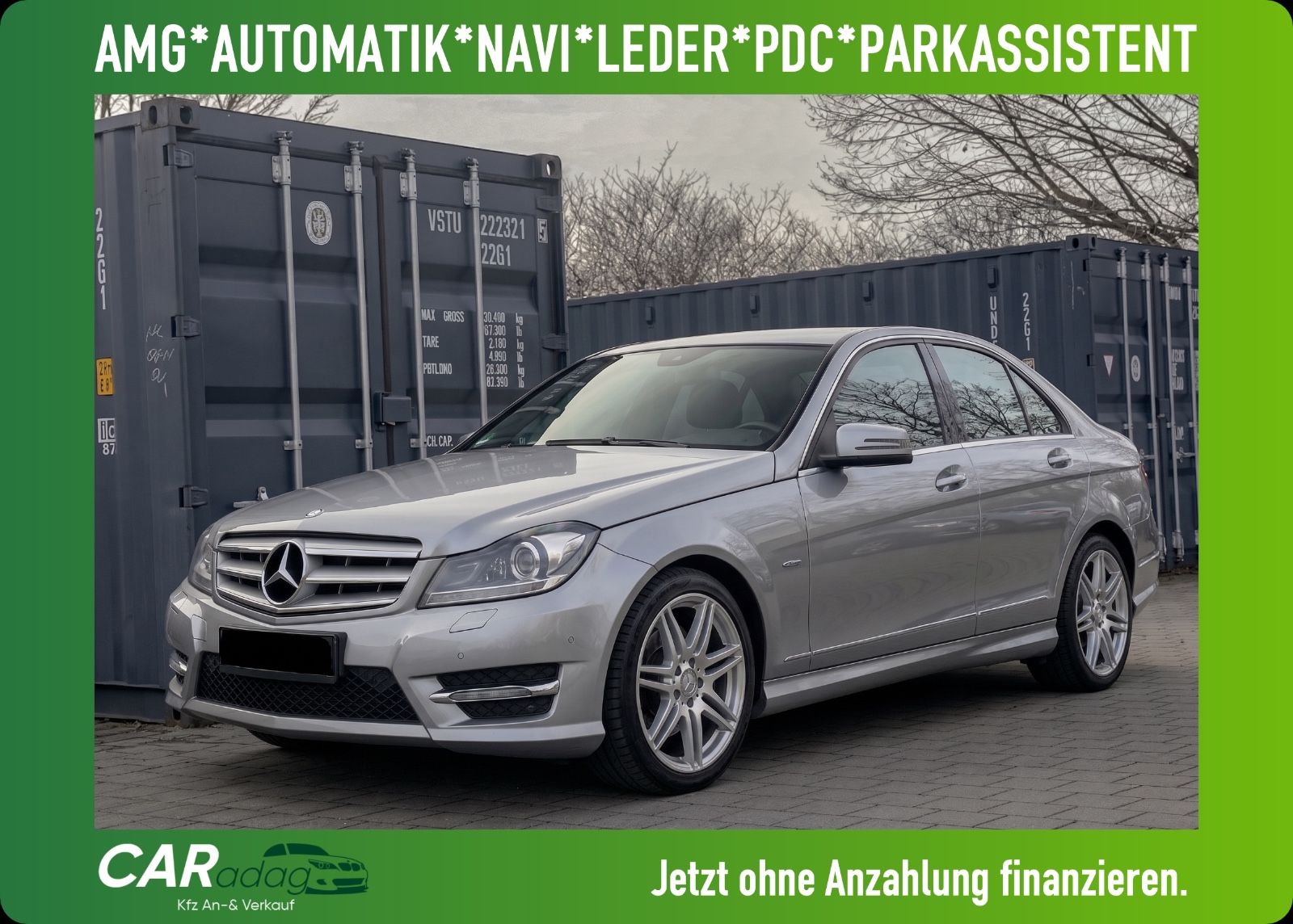 MERCEDES-BENZ C 200 C200 BlueEfficiency AMG LINE*avantgarde*aut*shz*