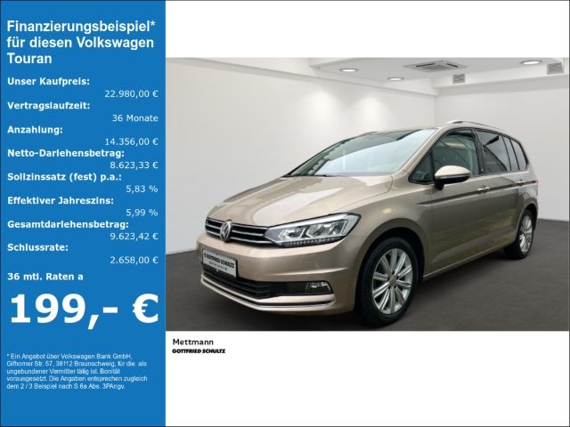 Volkswagen Touran 1 6 TDI Sound DSG LED NAVI PANO KAMERA