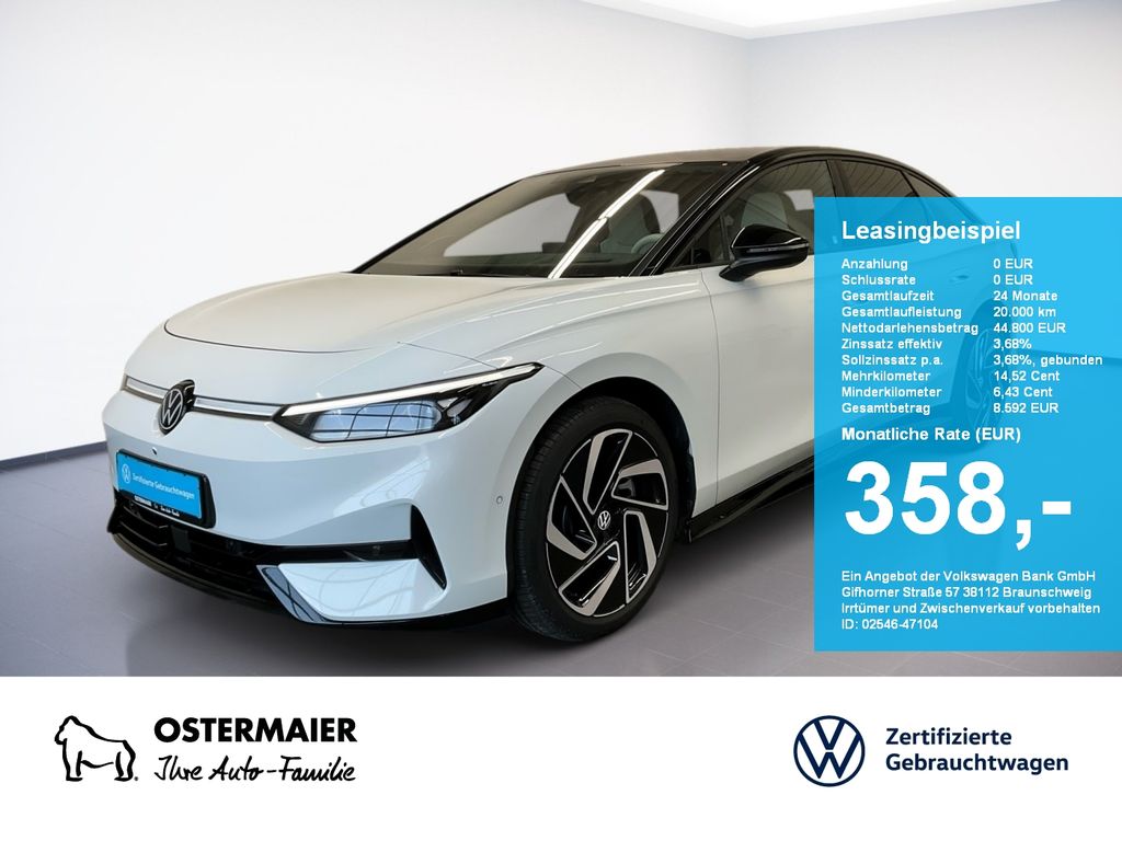 Volkswagen ID.7 PRO BLACK STYLE 286PS NP.74T ACC.5J-G.WÄRME