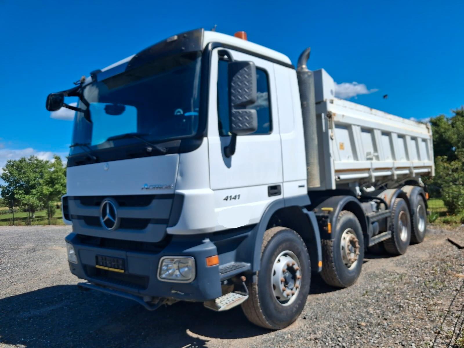 Mercedes-Benz ACTROS 4141 K 8x4 meiller tipper - bordmatic
