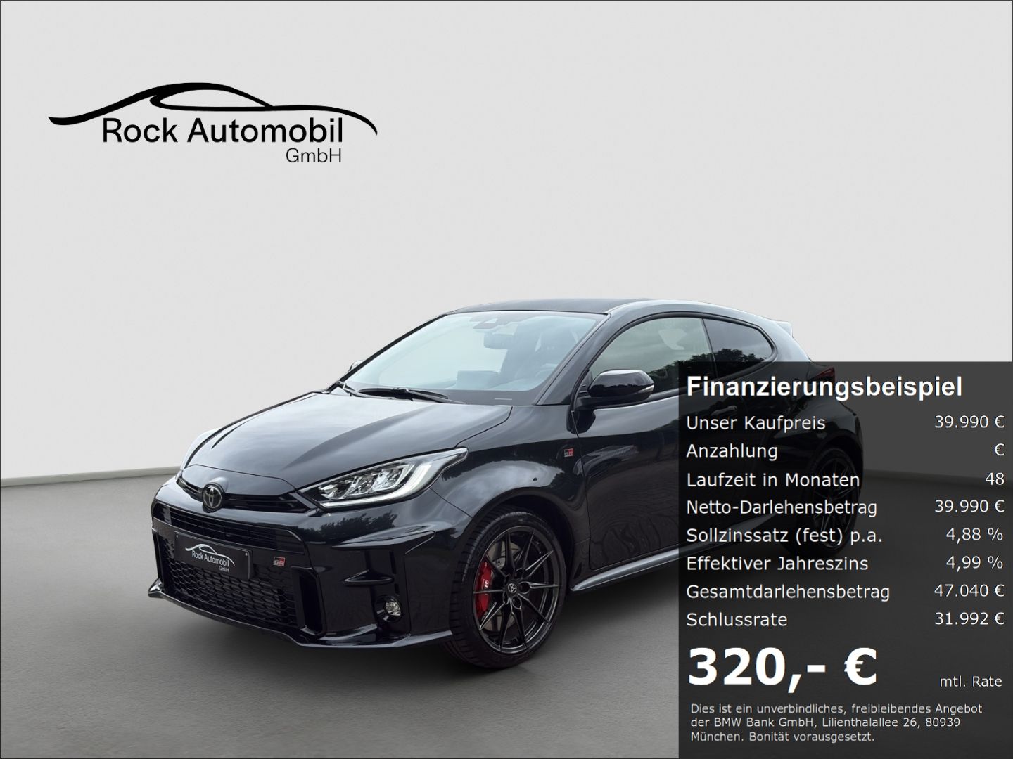 Toyota Yaris GR Four LED Carbon Dach  *Garantie*