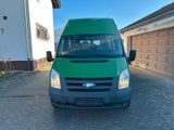 Ford Transit Hoch/Lang, 9-Sitzer, 103Kw, 1-Hand, AHK - Ford Transit: Grün