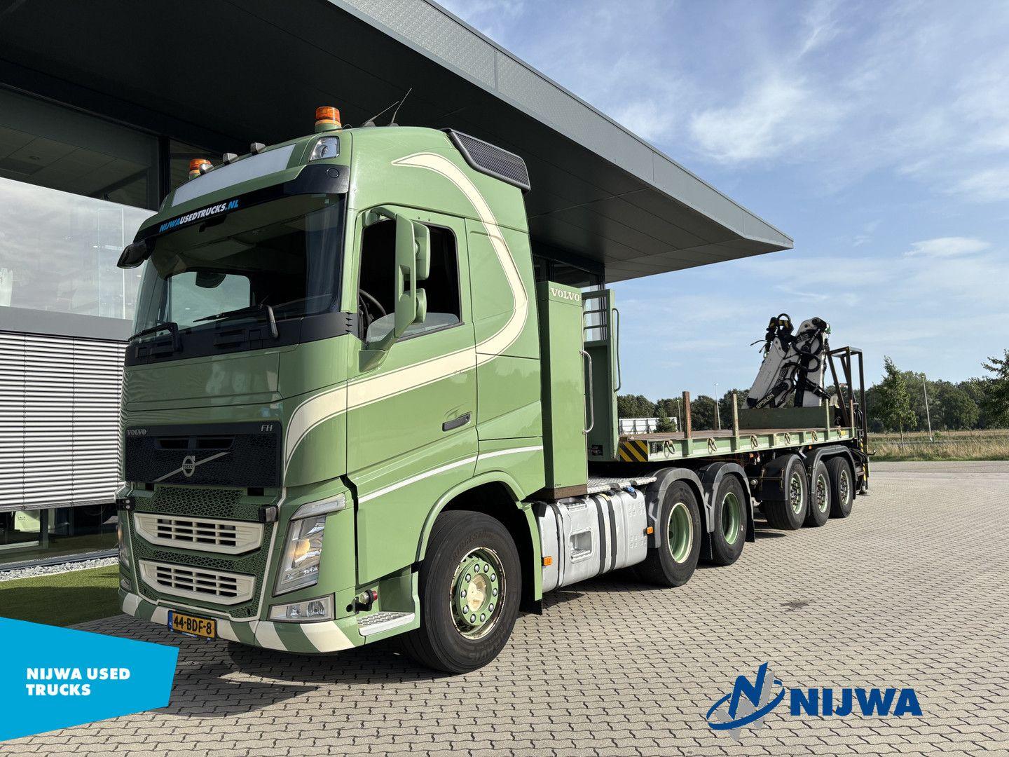 Volvo FH 460 6x4 i.c.m. ESVE oplegger met Palfinger Ep