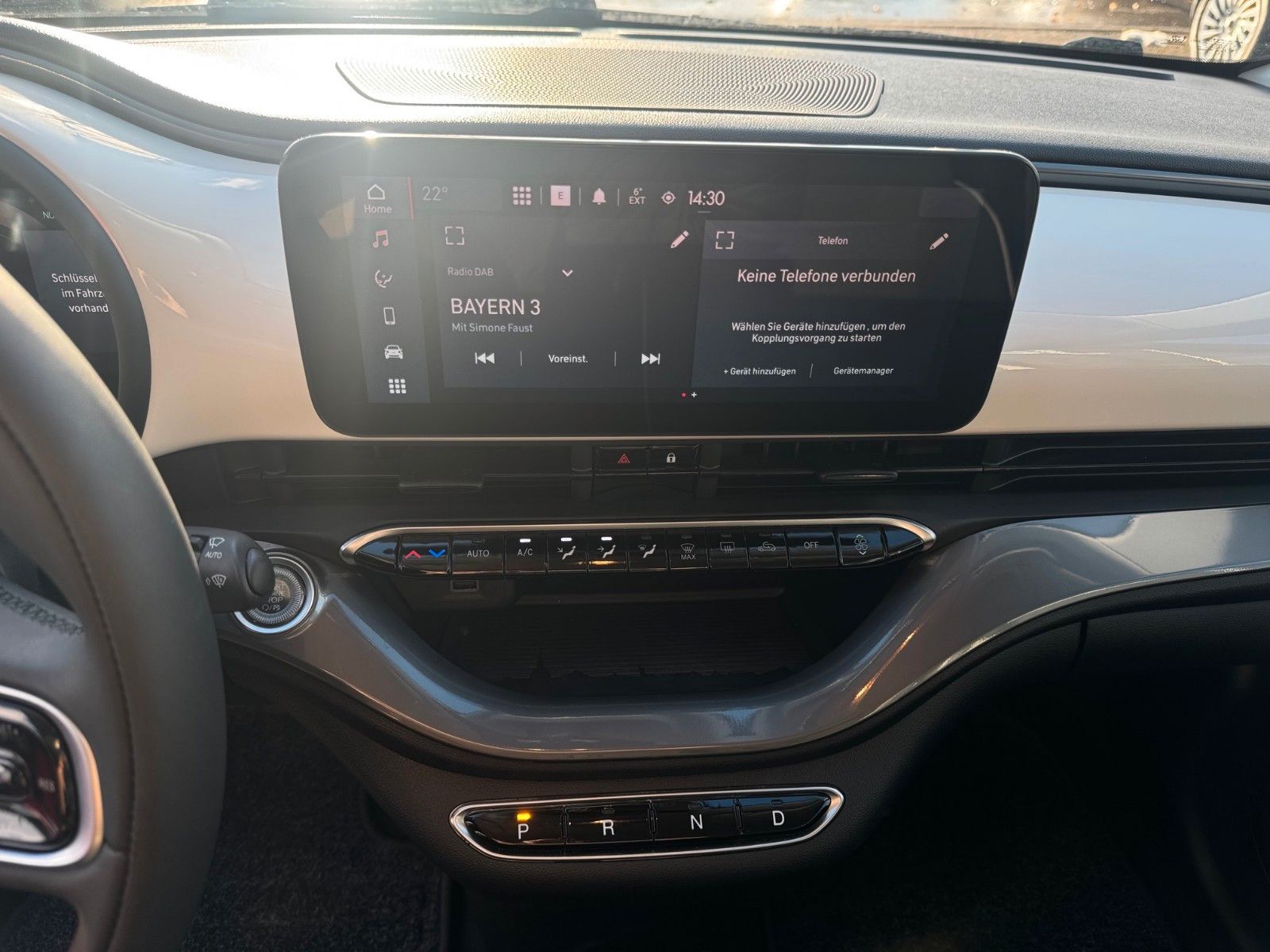 Fahrzeugabbildung Fiat 500e Carplay Touch USB Klima