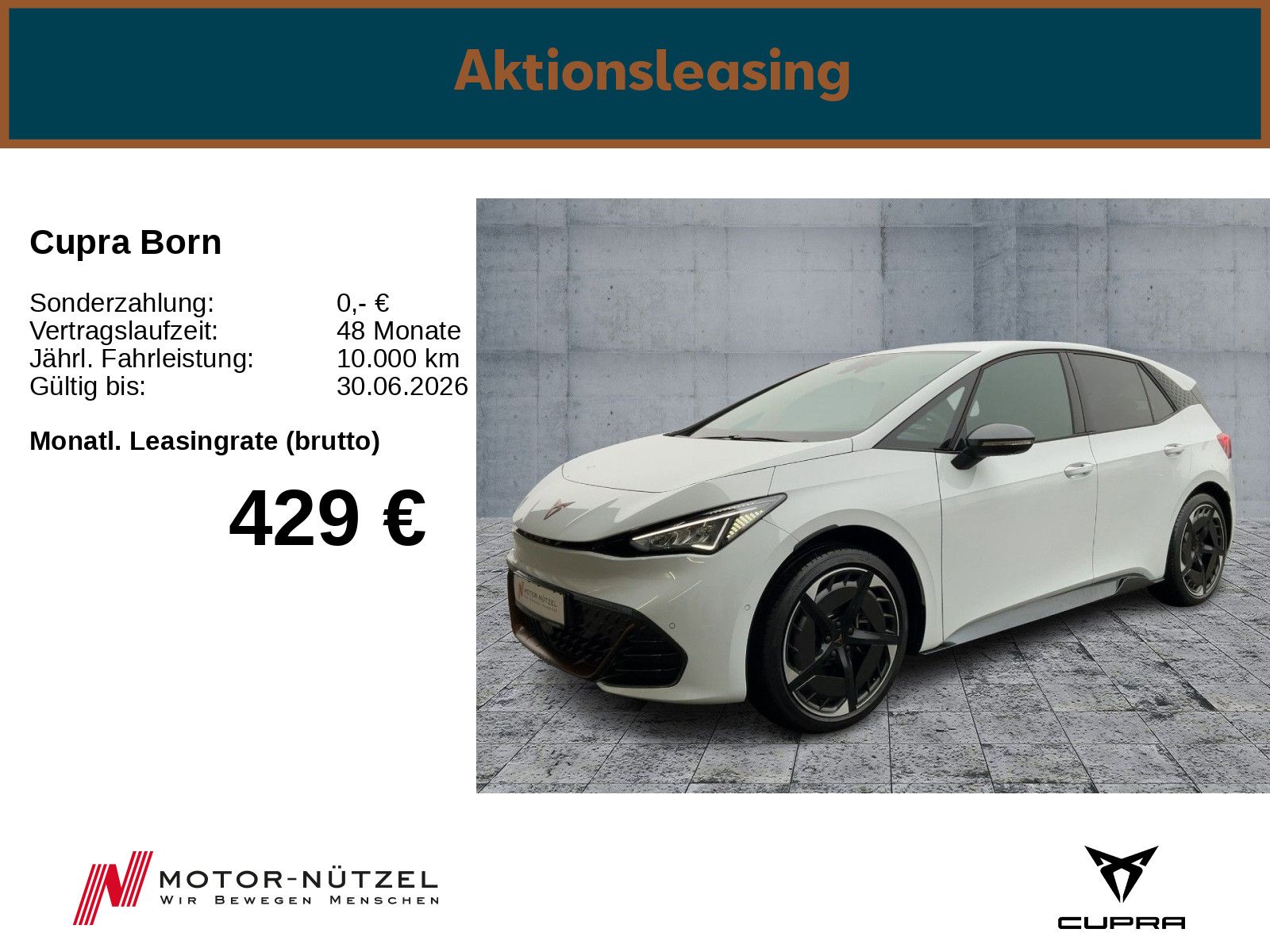 Cupra Born 231PS/ Head-Up/ TopView/ ACC/ SHZ/ NAVI/