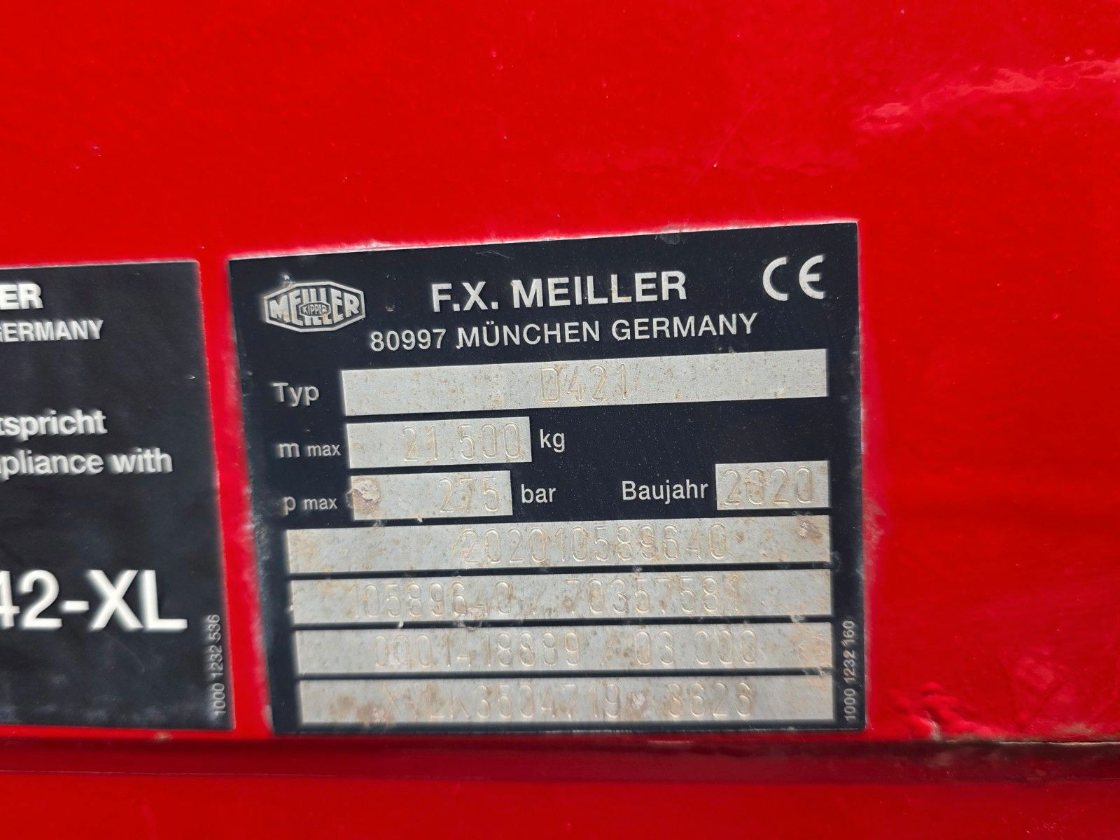 Fahrzeugabbildung Mercedes-Benz Arocs 4145 K 8x4 Meiller Bordmatik PPC