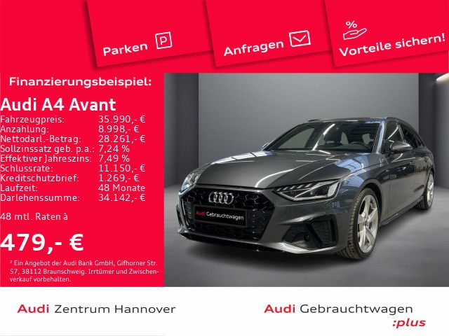 Audi A4 Avant S line 35 TFSI AHK LED Kamera ACC virtu