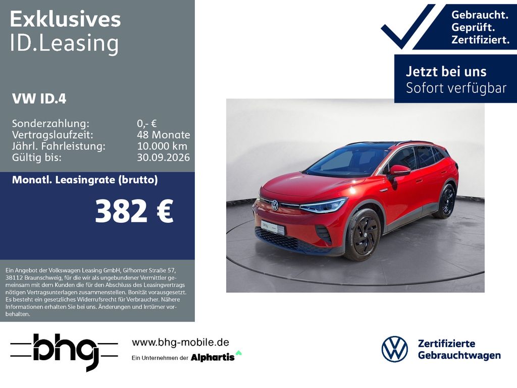 Volkswagen ID.4 Pro 77 Perfomance Design PanoDach Wärmepump