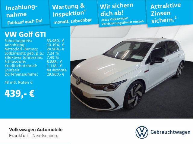 Volkswagen Golf VIII GTI 2.0 TSI DSG Navi 18"Alu IQ.Light R