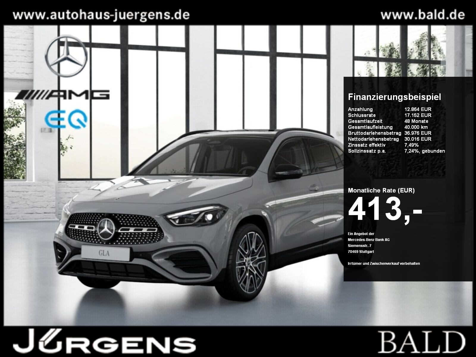 Mercedes-Benz GLA 200 AMG-Sport/Pano/MLB/Night/Distr/Ambi/AHK