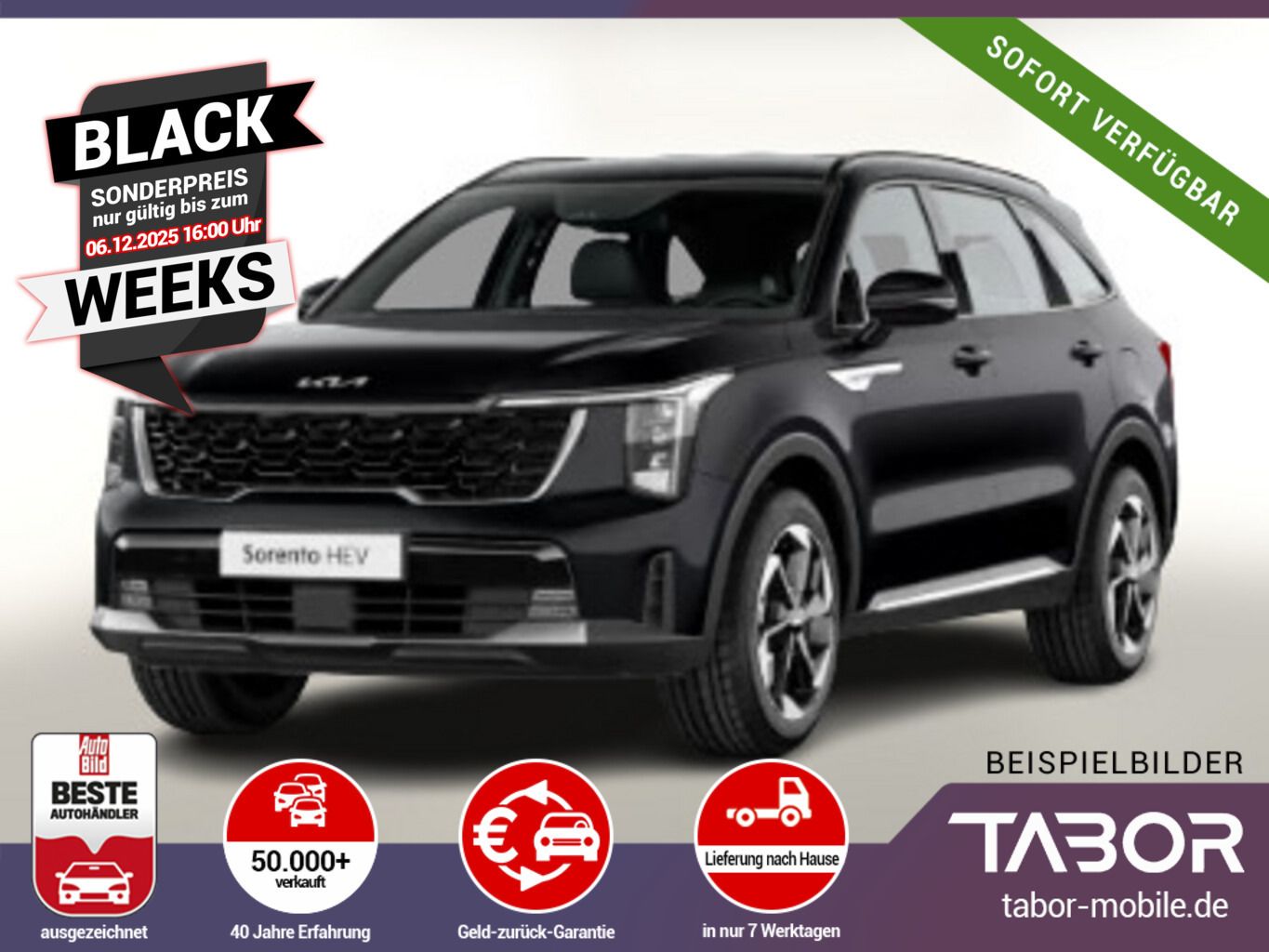 Kia Sorento 1.6 HEV ACC LED Kam 2xPDC Keyl UVP-11%*