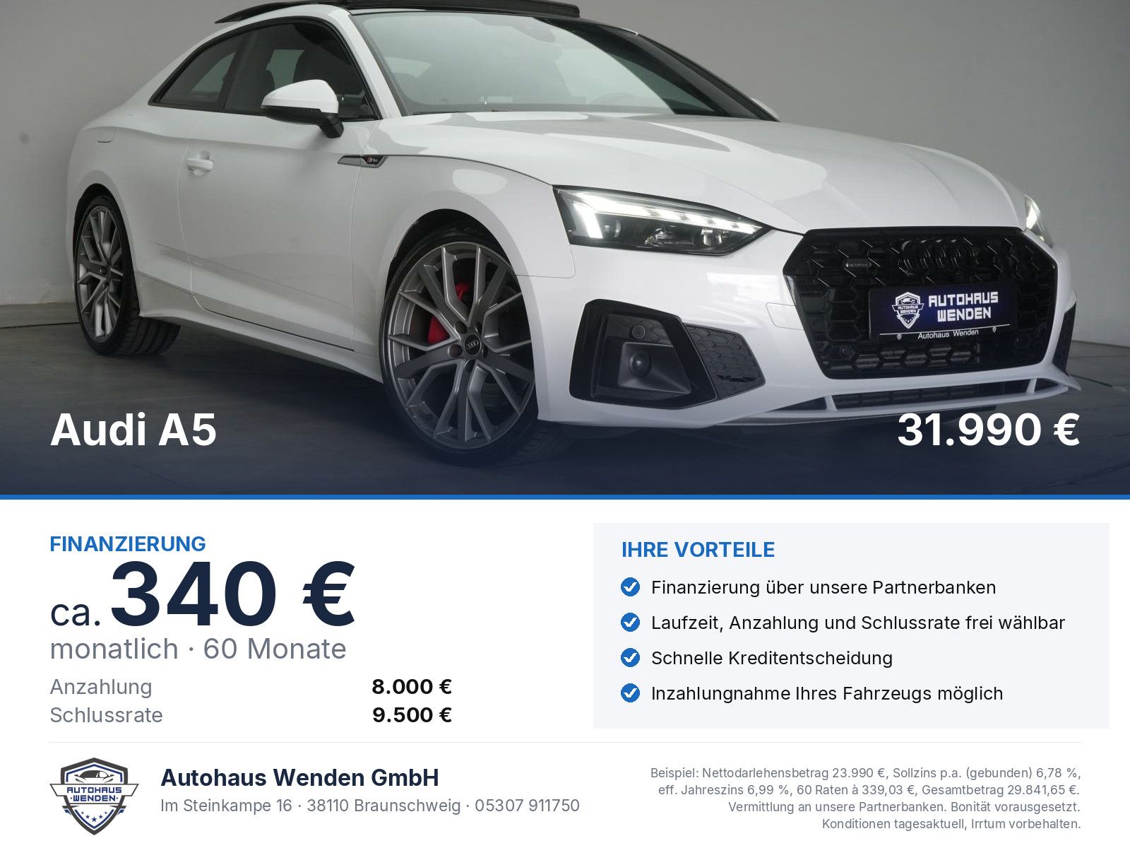 Audi A5 Coupe 45 TFSI quattro S-Line Leder Pano Kamer foto 1