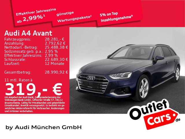 Audi A4 Avant 40 TFSI S tronic advanced Virtual+/Navi