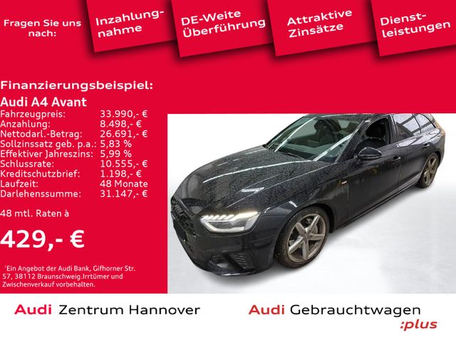 Audi A4 Avant S line 40 TDI quattro AHK LED virtual A