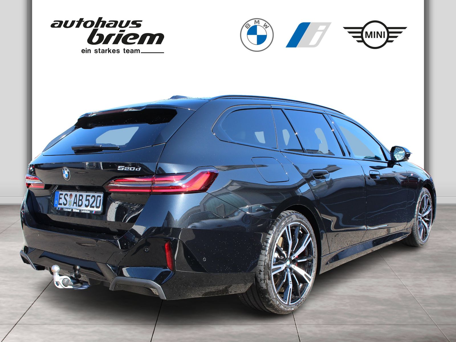 BMW 520d Tour. Aut. M Sportpaket+Pro 20"M LMR Glasda imagem 3