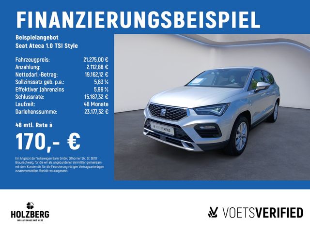 SEAT Ateca 1.0 TSI  Style ACC+CARPLAY+SZH+AHK