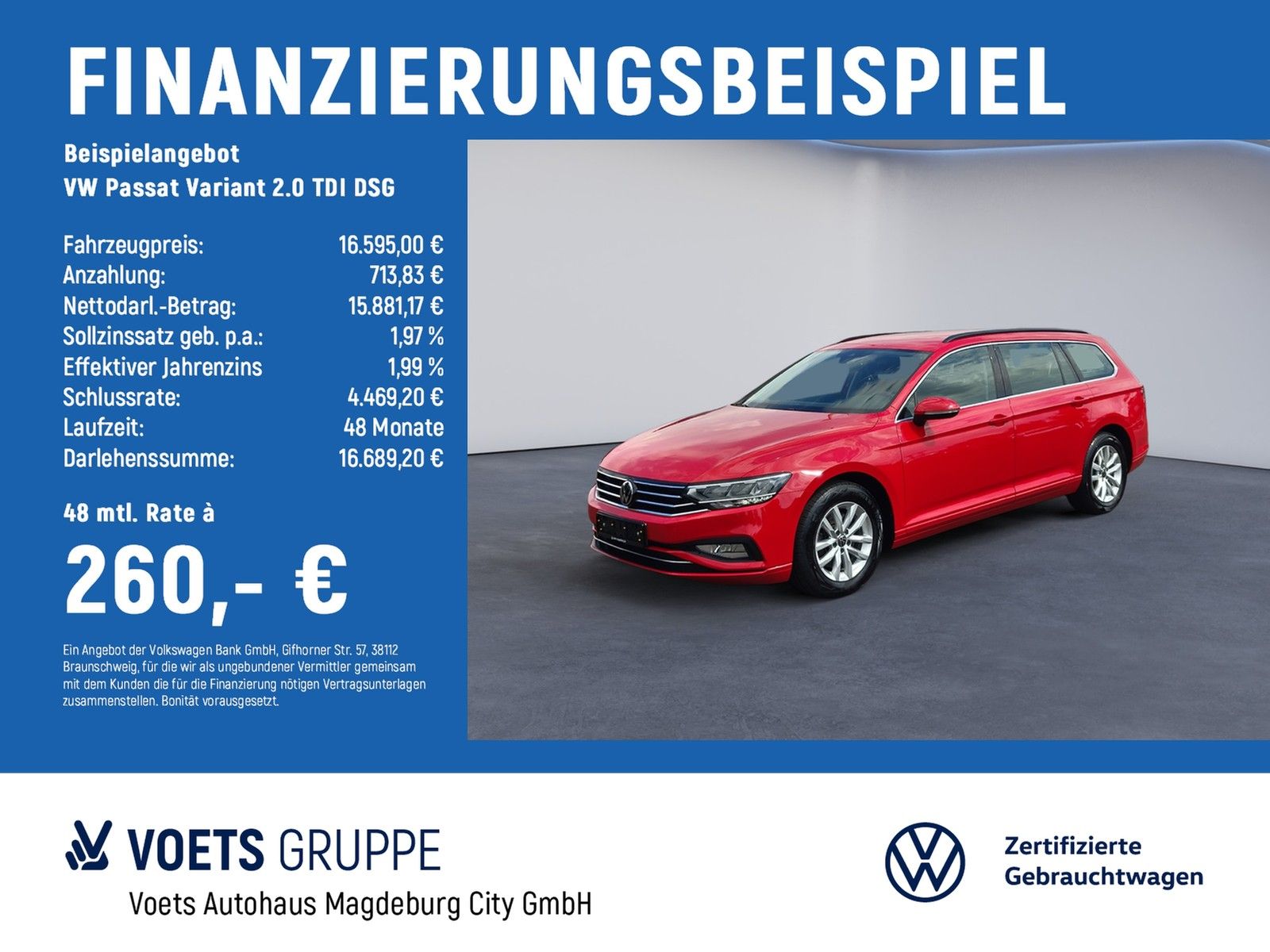 Volkswagen Passat Variant 2.0 TDI DSG Business LED+NAVI+ACC