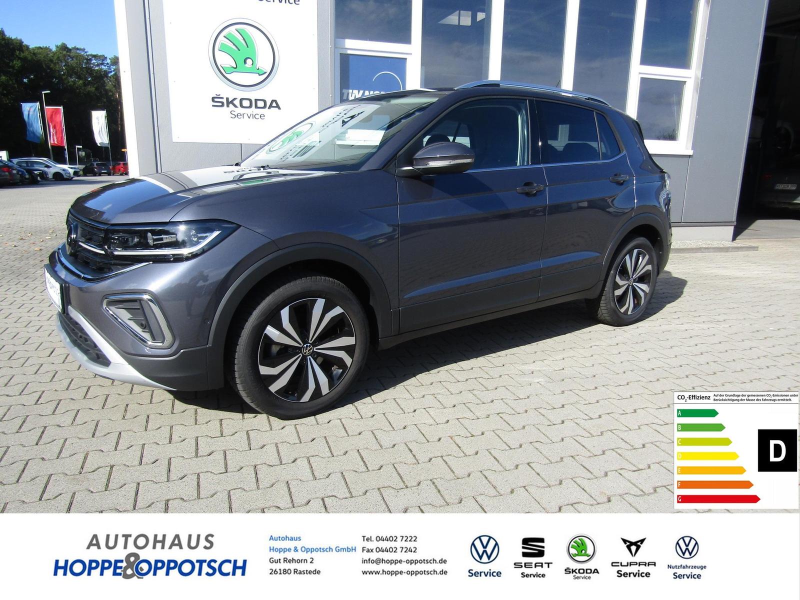 Volkswagen T-Cross 1.0 TSI Style DSG AHK LED-Matrix Kamera