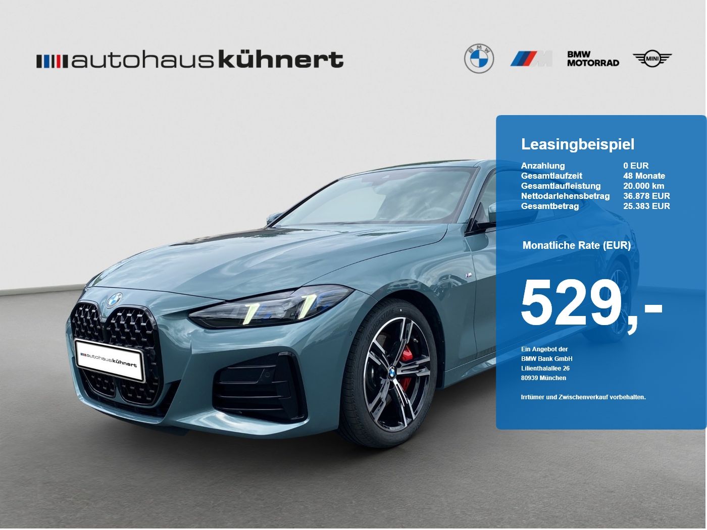 BMW 420i Coupe M-Sport PRO Shadow HiFi ad. LED foto 1