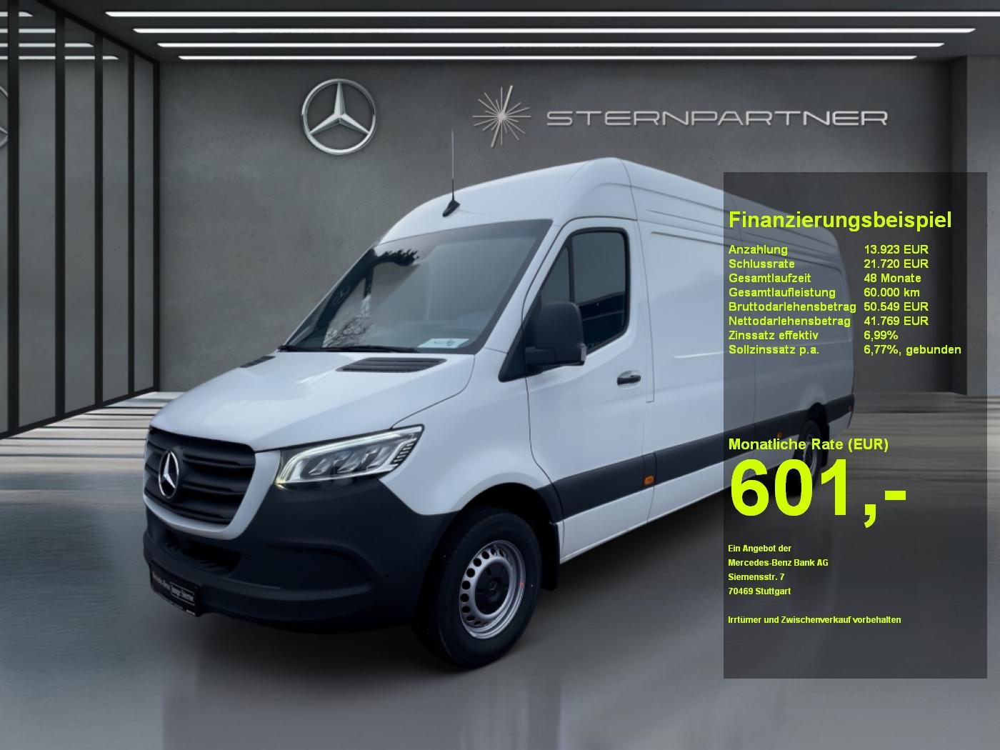 Mercedes-Benz Sprinter 319 CDI Kasten SELECT Hochdach Lang AHK