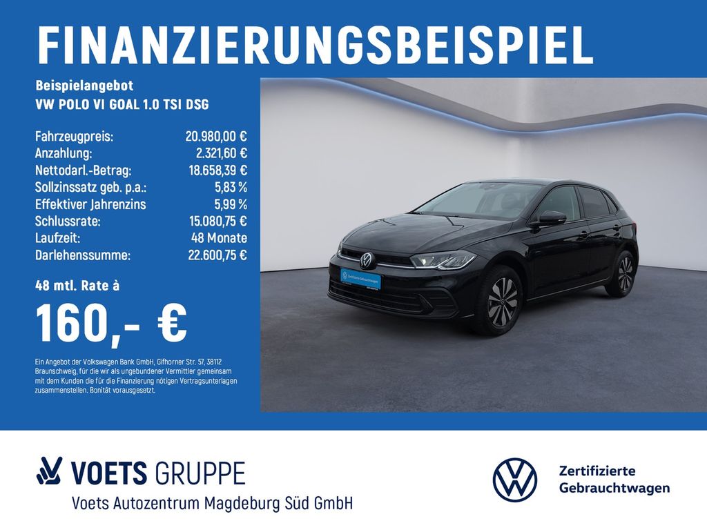 POLO VI GOAL 1.0 TSI DSG LED+NAVI+ACC+APPLE CARP