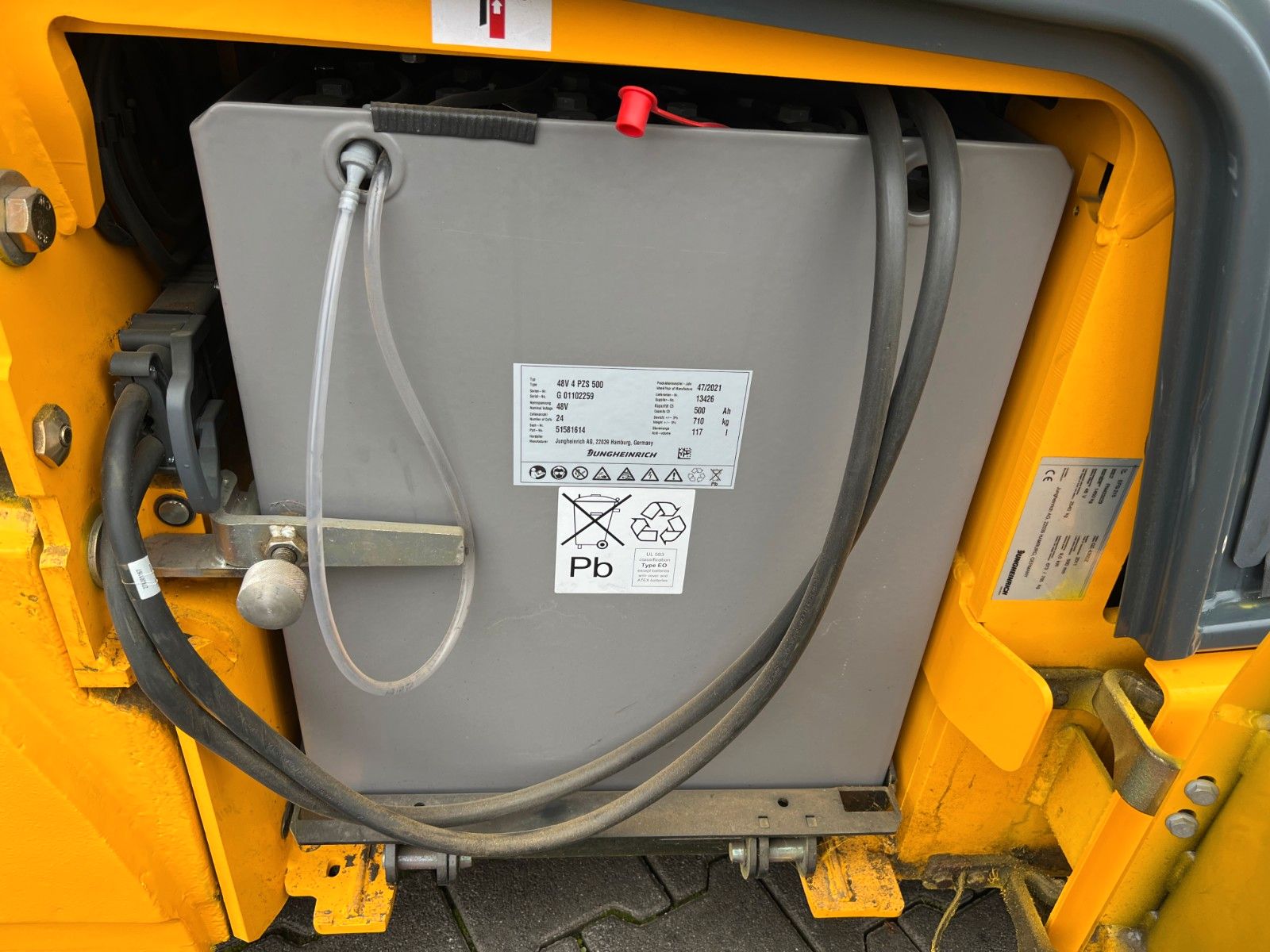 Fahrzeugabbildung Jungheinrich EFG 215 / Triplex: 4.25m! / SS / 1.285h / 2021