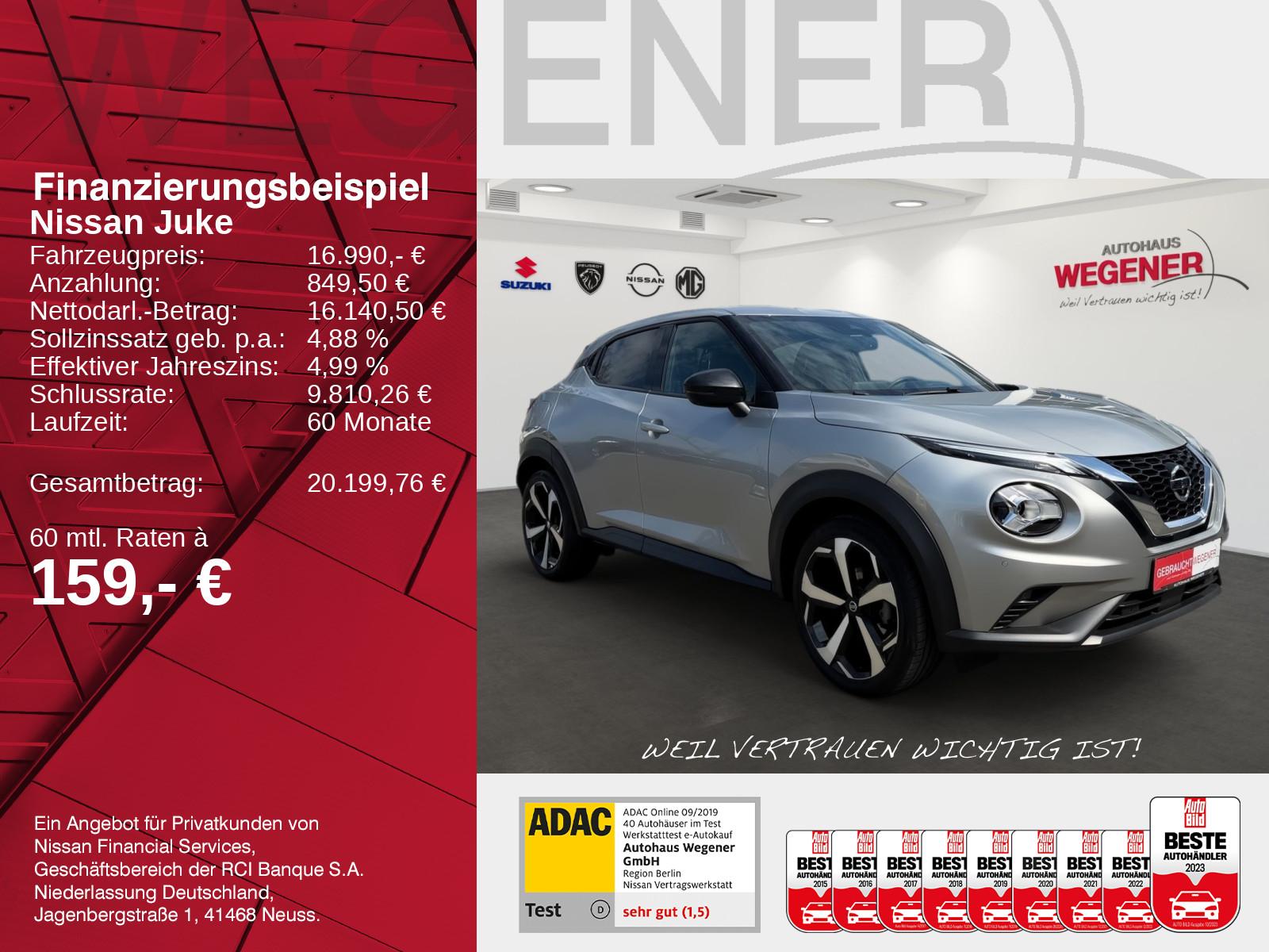 Nissan Juke 1.0 DIG-T MT Tekna BOSE*CarPlay*360°CAM