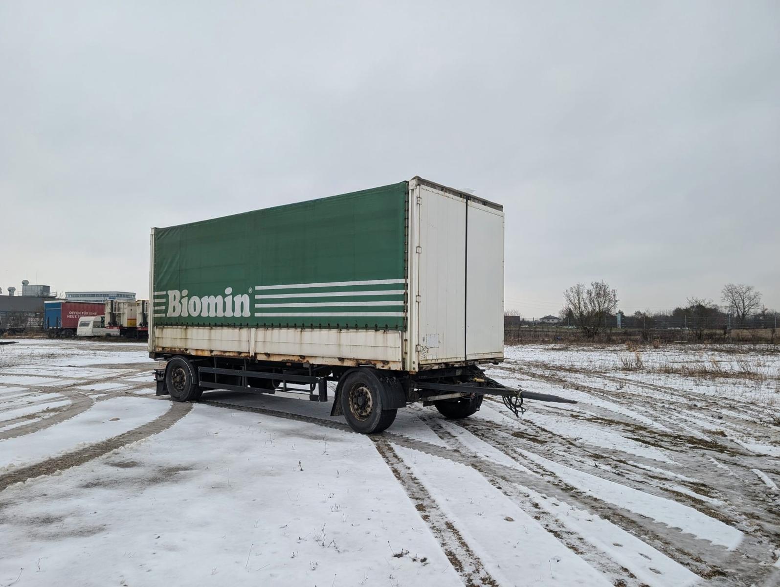 Schwarzmüller 2-Achs-Schiebeplanenauflieger - Bordwand