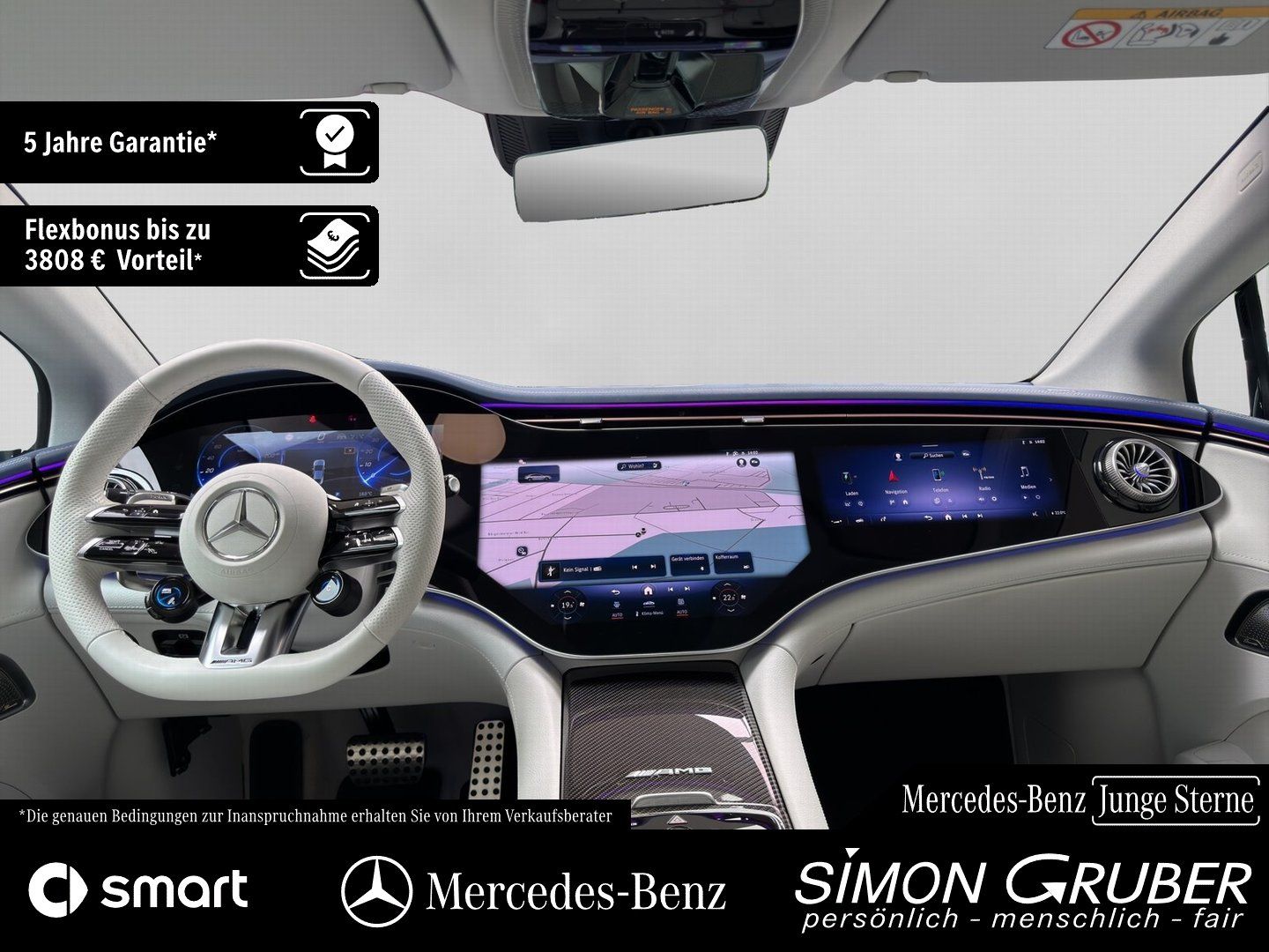 Fahrzeugabbildung Mercedes-Benz EQE 43 4M AMG Massage Sitzklima Pano AHK Mod 25