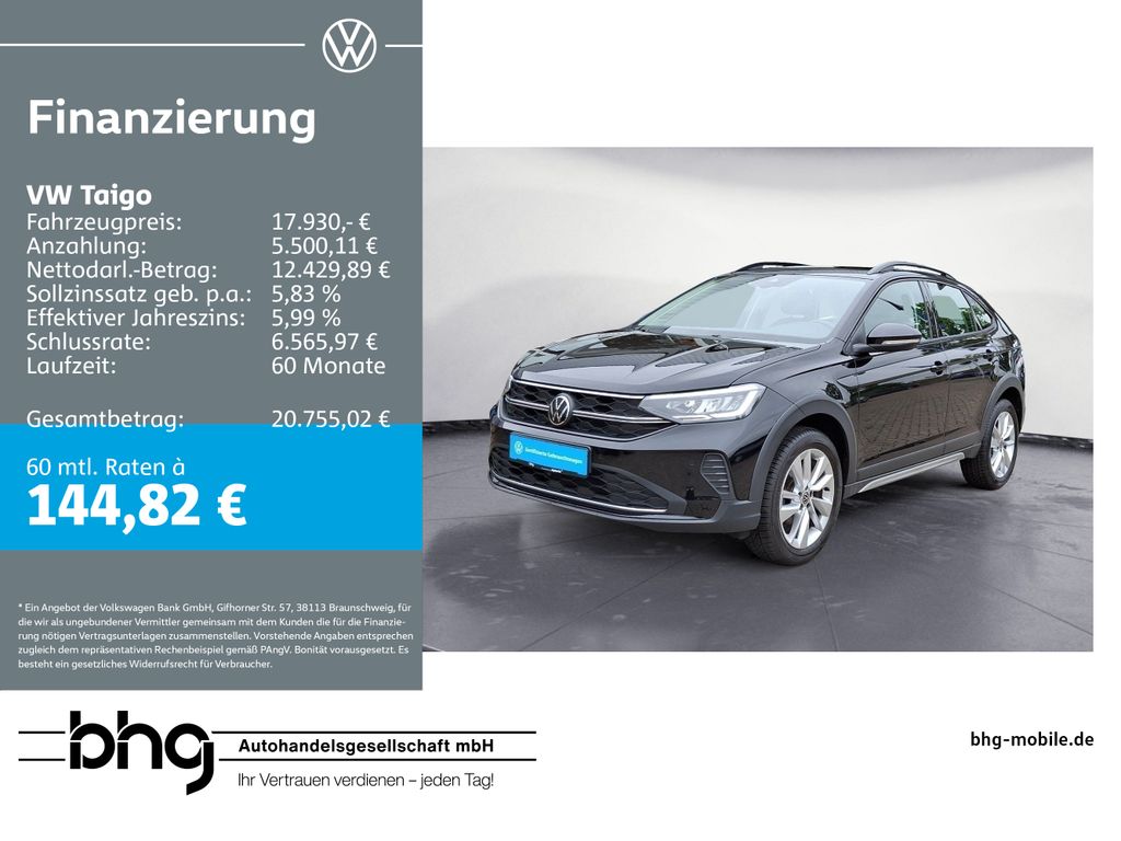 Taigo 1.0 TSI Life  #KAMERA #APP-CONNECT #KAMERA