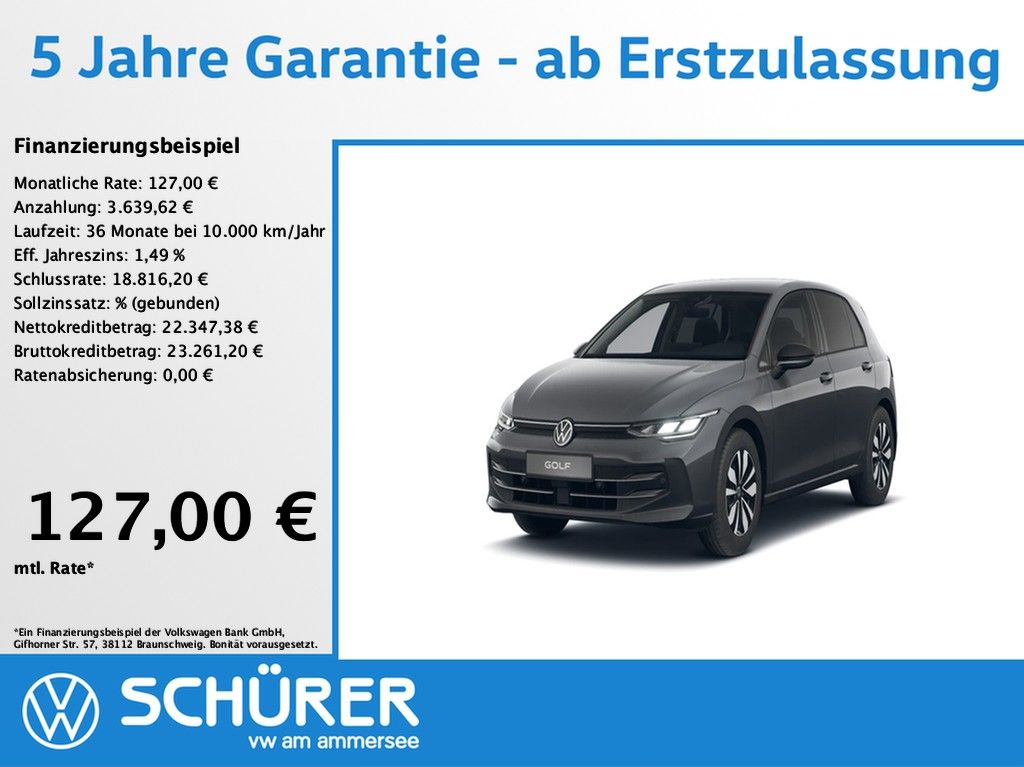 Volkswagen Golf VIII 1.5TSI Goal StdHz Rkam Totwinkel ACC L foto 1