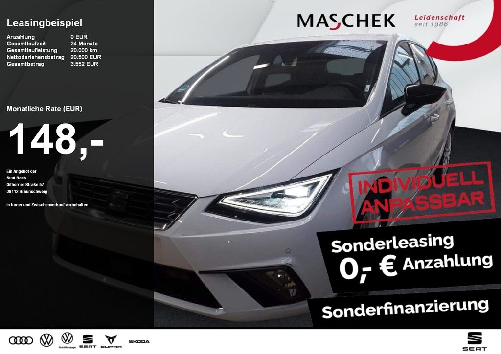 Ibiza FR 1.0 TSI RearView LED Navi Sitzh. ACC