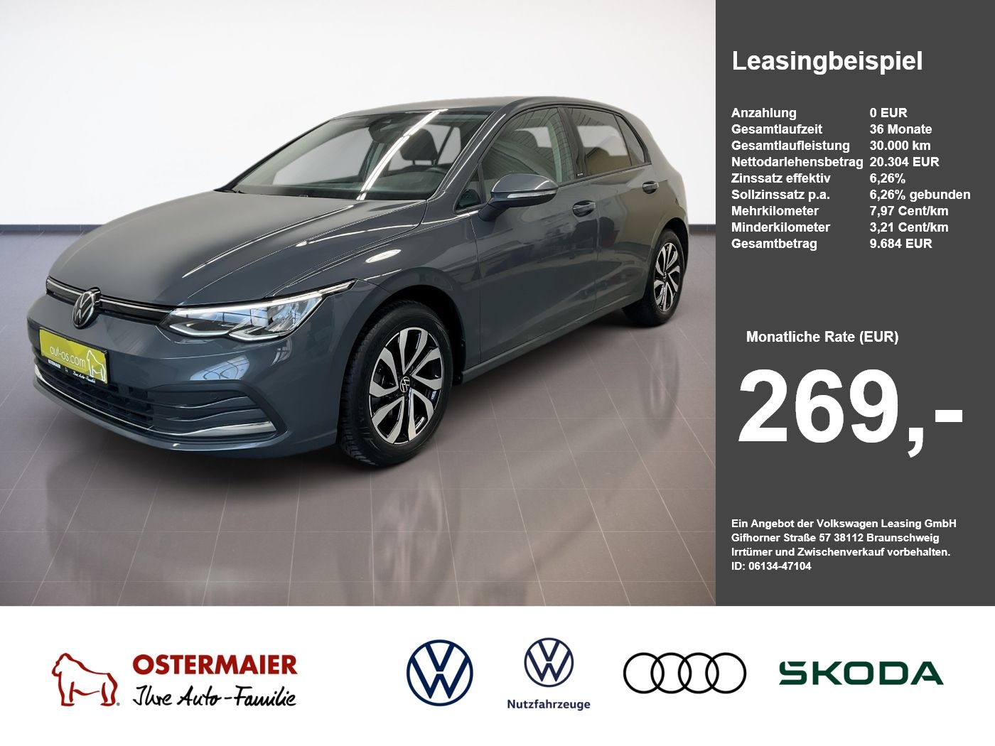 Volkswagen Golf VIII LIFE 2.0TDI 150PS DSG ACC.5J-G.AHK.KAM