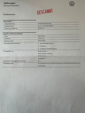 Volkswagen Touran Join Start-Stopp *1. Hand*Klima*ACC*PDC*