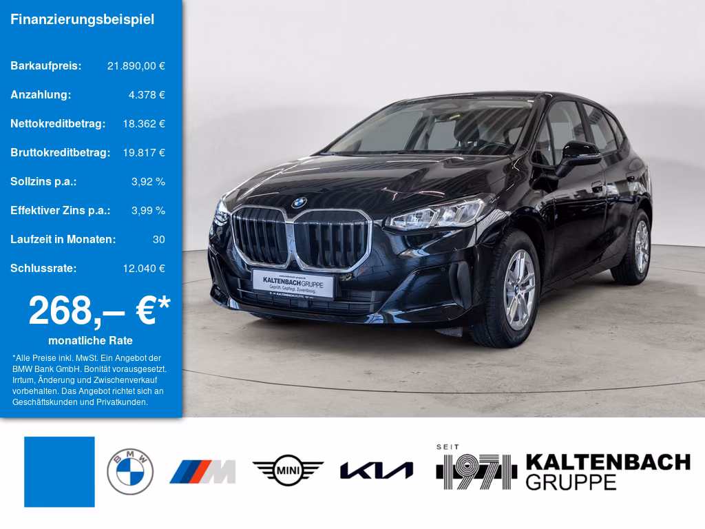 BMW 218 Active Tourer AHK LED NAVI KAMERA SHZ PDC