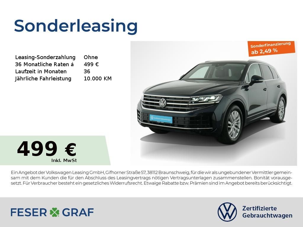 Volkswagen Touareg Elegance 3.0 TDI Navi AHK Kamera Leder L