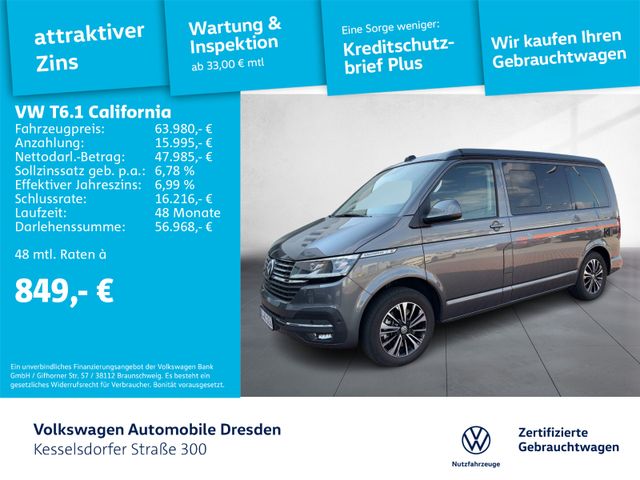 Volkswagen T6.1 California Ocean Aufstelldach 2.0 TDI