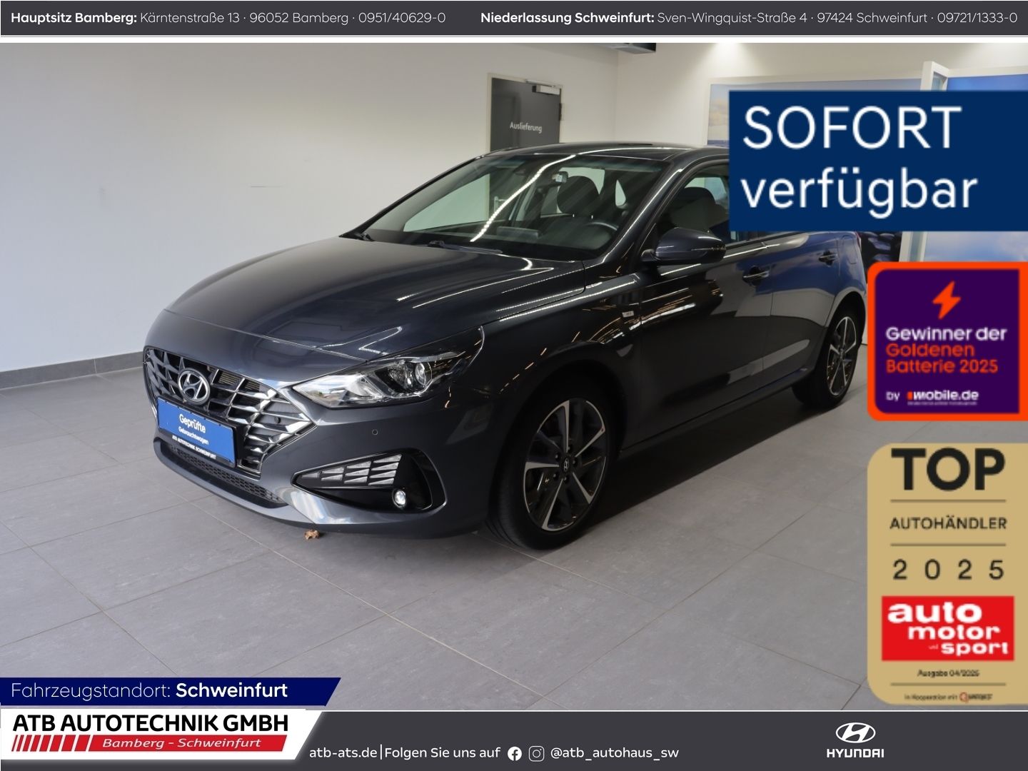 Fahrzeugabbildung Hyundai i30 Trend 1.5 T-GDi 48V AHK-abnehmbar Apple CarP
